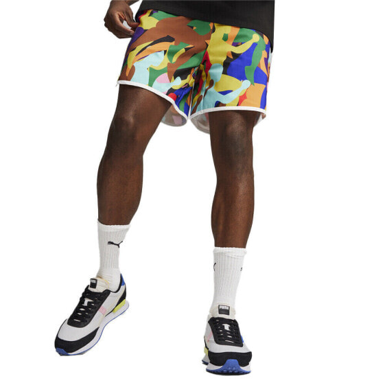 Puma Classics Love Marathon 6 Inch Shorts Mens Multi Casual Athletic Bottoms 624