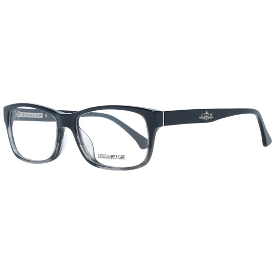 Zadig & Voltaire Brille VZV016 0ANV 54 Unisex Schwarz