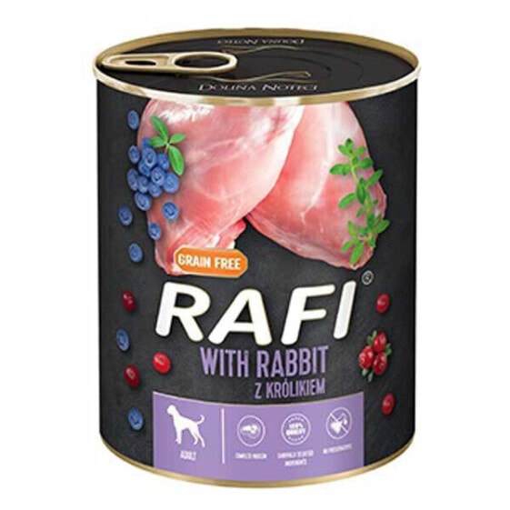 DOLINA NOTECI Rafi With Rabbit Blueberry And Cranberry 800g Wet Dog Food