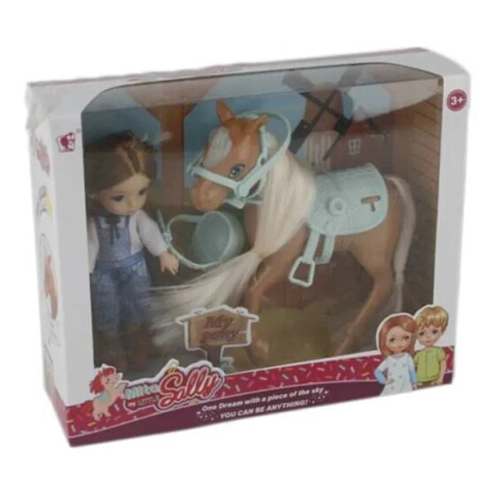 DIMASA Sally Doll 12 cm With Horse