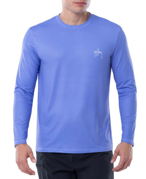 Men's Core Logo Graphic Long-Sleeve Sun Protection T-Shirt