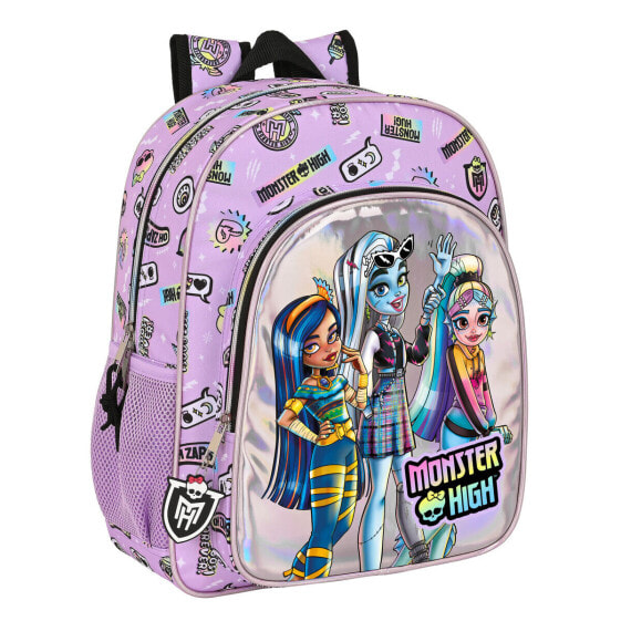 Школьный рюкзак Monster High Best boos Лиловый 32 X 38 X 12 cm