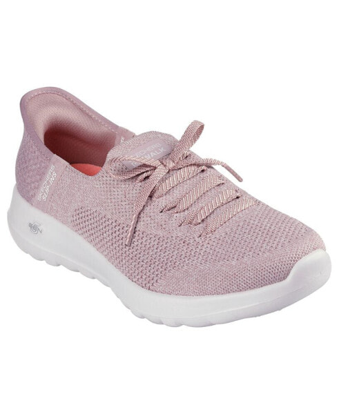 Women's Go Walk Joy - Abby Faux Lace Walking Sneakers from Finish Line