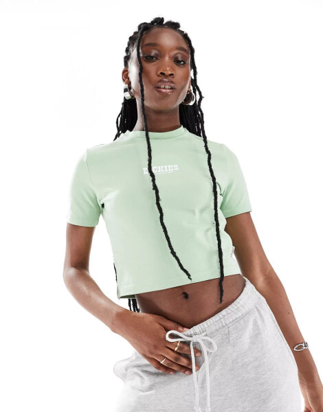 Dickies petersburg western baby tee in green - exclusive to asos