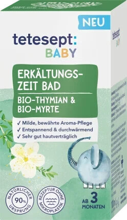 Baby Erkältungszeit Bad mit Thymian & Myrte, 100 ml