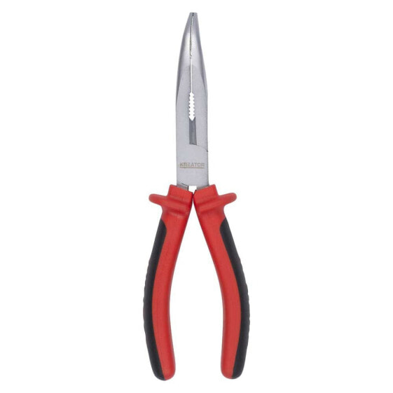 KREATOR 200 mm High Quality Curved Nose Pliers