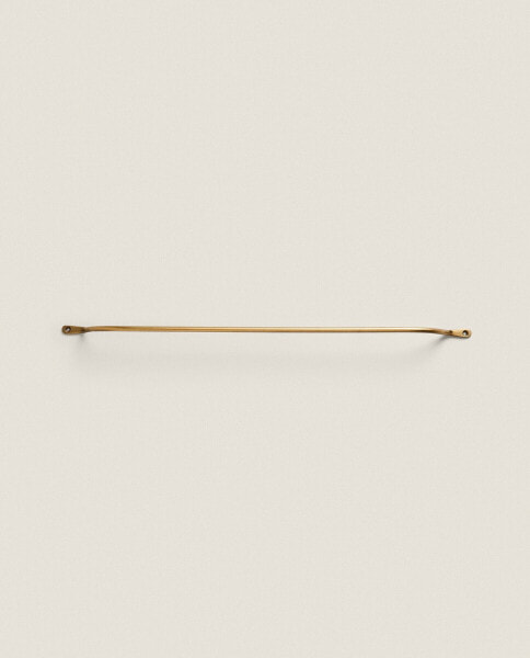 Golden bath towel rack