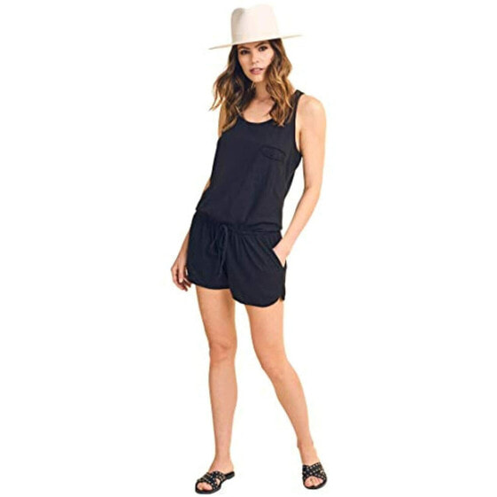 LAmade 274735 Picnic Romper in Tissue Jersey Black SM