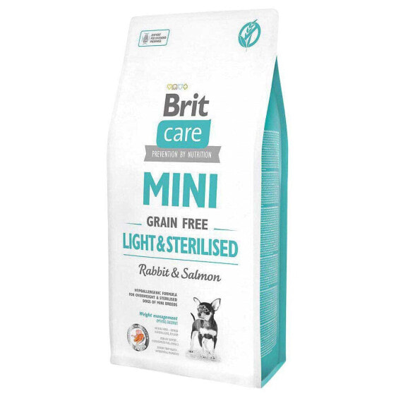 BRIT Care Mini Light And Stelised Rabbit And Salmon 2kg Dog Food