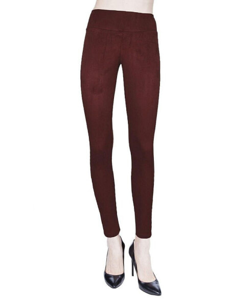 Women's Duranza Suede Ankle Length Fashion Leggings