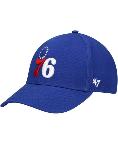 Men's Royal Philadelphia 76Ers Legend MVP Adjustable Hat