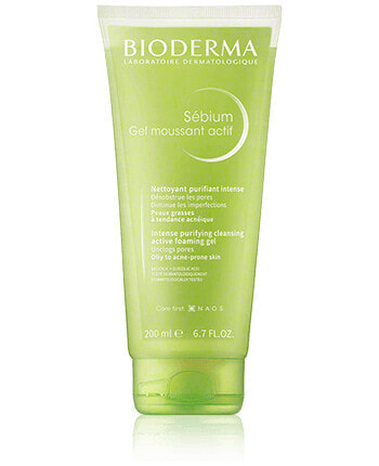 Bioderma Sébium Gel Moussant Actif Intense Purifying Cleansing Active Foaming Gel (200 ml)