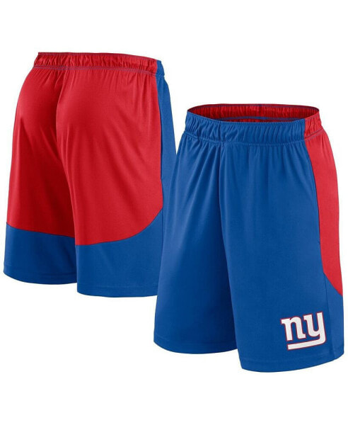 Men's Royal/Red New York Giants Go Hard Shorts