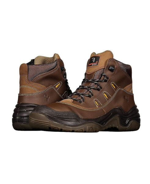 Men's Men s Steel Toe Work Boots 6” – Oil and Slip Resistant - EH Rated