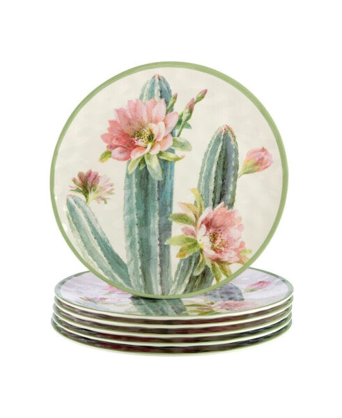 Desert Beauty Melamine Plate Set, 6 Piece