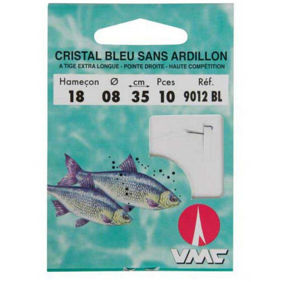 RAGOT Cristal Blue Barbless SA9012BL Tied Hook 0.35 m