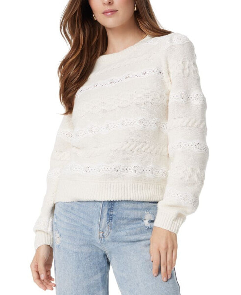 Women's Lace Cable Knit Sweater