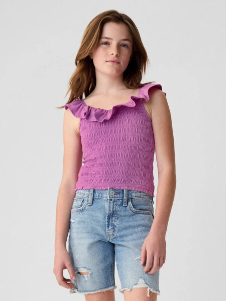 Kids Ruffle Smocked Tank Top