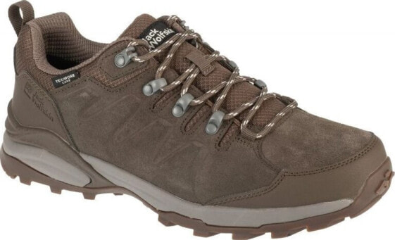 Buty trekkingowe męskie Jack Wolfskin Jack Wolfskin Refugio Texapore Low M 4049851-5719 Brązowe 42