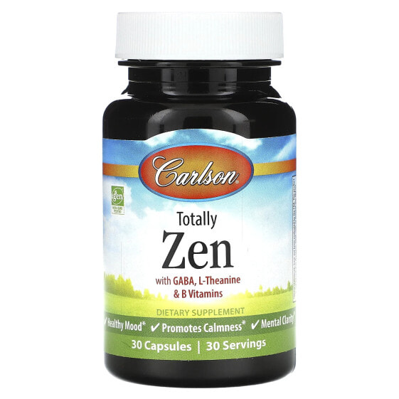 Totally Zen with GABA, L-Theanine & B Vitamins, 30 Capsules