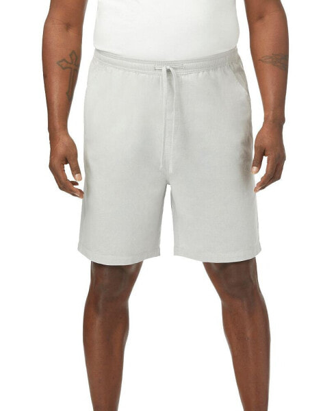 Big & Tall Plain Front Hemp Shorts