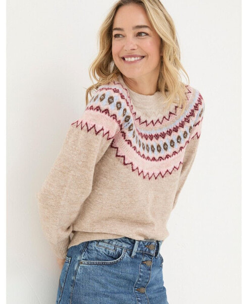 Women's Wild Fairisle Yoke Sweater