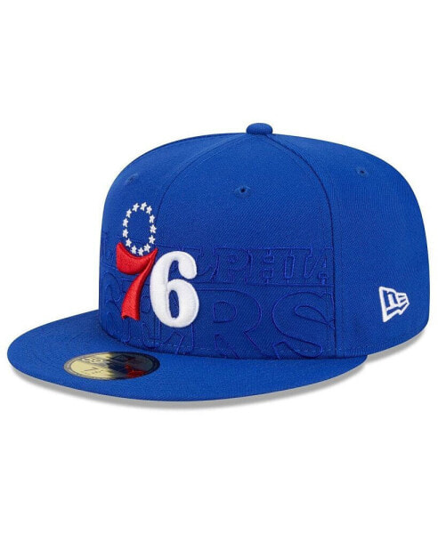 Men's Royal Philadelphia 76ers 2023 NBA Draft 59FIFTY Fitted Hat