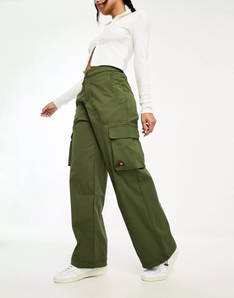 Ellesse Sanzan cargo pants in khaki