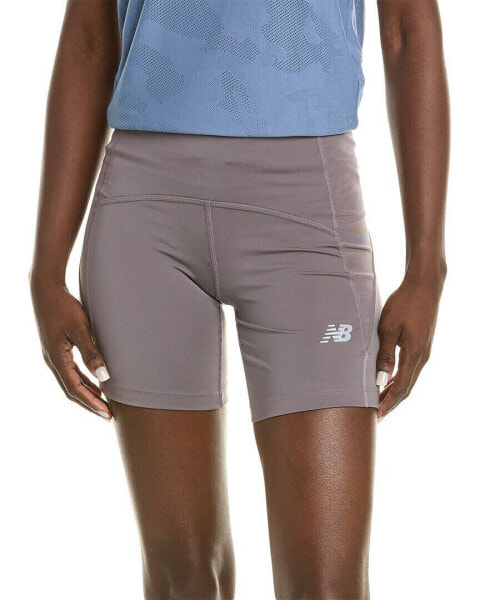 New Balance Impact Run Fitted Short Women's Grey Xs