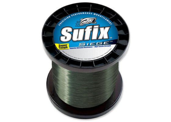 Sufix Siege Monofilament Fishing Line | Smoke Green | 17 lb | 3000 yd