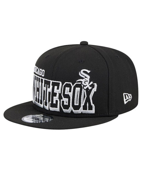 Men's Black Chicago White Sox Game Day Bold 9FIFTY Snapback Hat