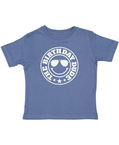 Little and Big Boys The Birthday Dude Short Sleeve T-Shirt