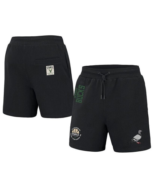 Men's NBA x Black Milwaukee Bucks Home Team Shorts