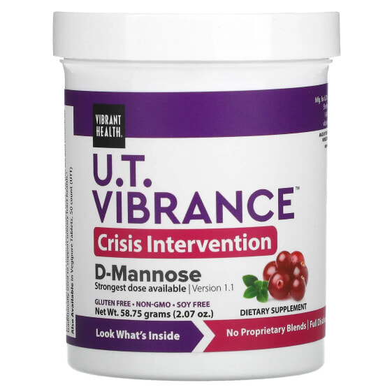 U.T. Vibrance™, D-Mannose Version 1.1, 2.07 oz (58.75 g)