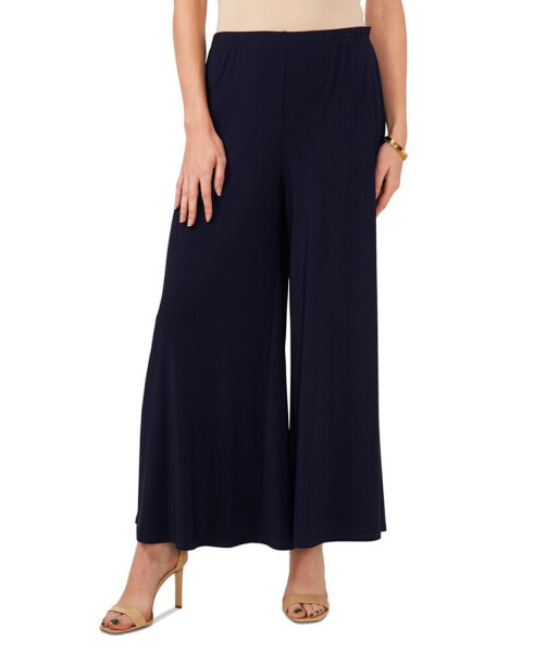 Women's Relaxed Wide-Leg Pull-On Pants