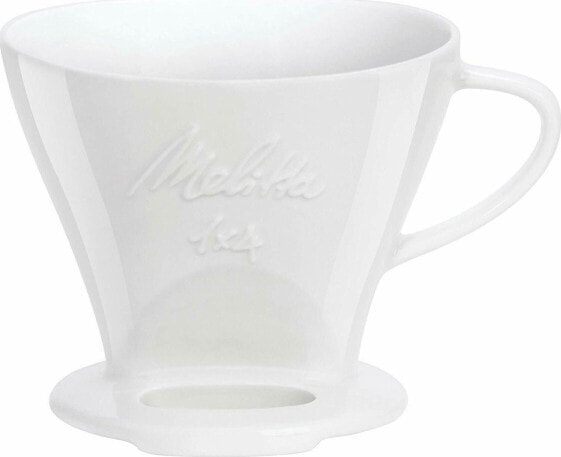 Melitta Melitta porcelanowy dripper do kawy 1x4 - Biały