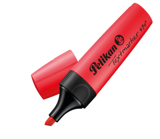 Pelikan Textmarker 490 - 1 pc(s) - Red - Red - Polypropylene (PP)