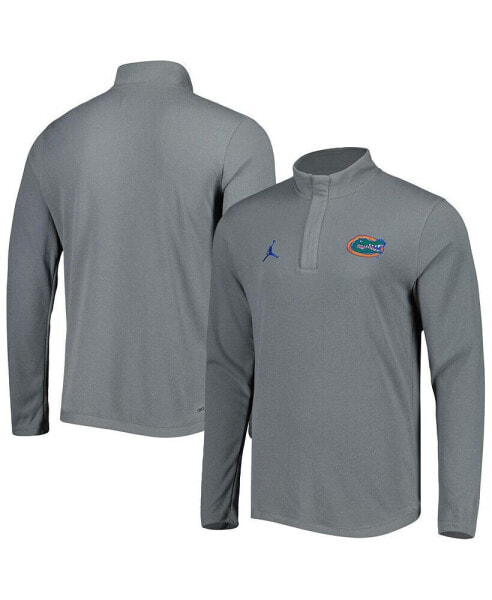 Men's Anthracite Florida Gators Team Half-Zip Top