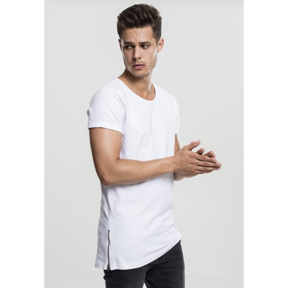 URBAN CLASSICS Long Shaped Zip T-shirt