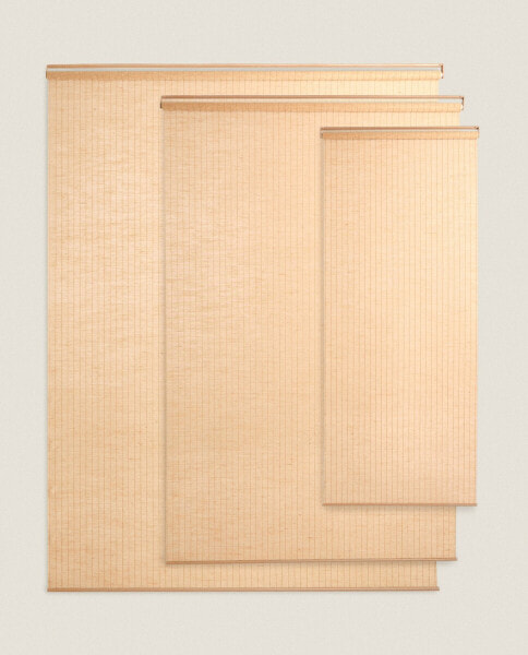 Curtain | retractile jute blind