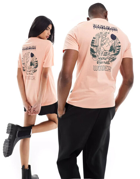 Napapijri Nuhi t-shirt in light pink