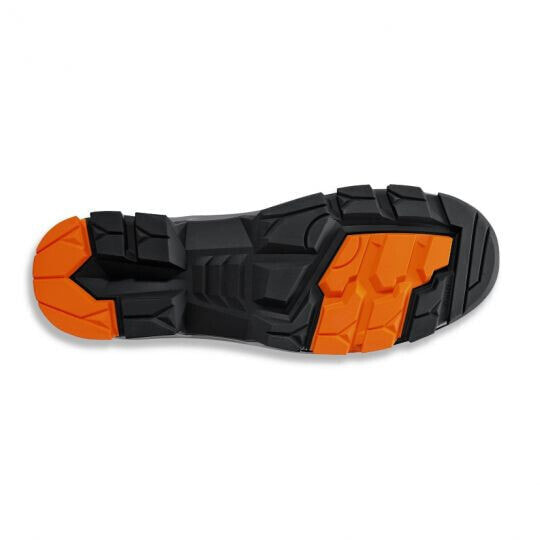 UVEX Arbeitsschutz 65002 - Unisex - Adult - Safety sandals - Black - Orange - ESD - P - S1 - SRC - Hook-and-loop closure