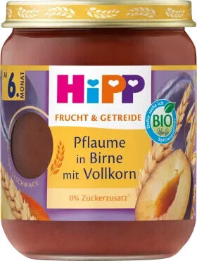 Frucht & Getreide Pflaume in Birne mit Vollkorn ab dem 6.Monat, 160 g