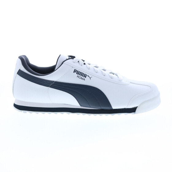 Puma Roma Basic 35357212 Mens White Leather Lifestyle Sneakers Shoes