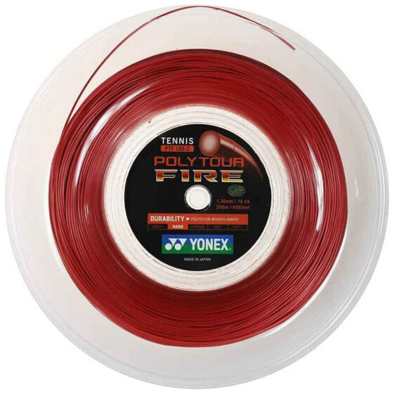 YONEX Poly Tour Fire 200 m Tennis Reel String