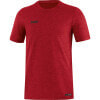 Jako T-Shirt Premium Basics Rot Meliert Gr. XXL