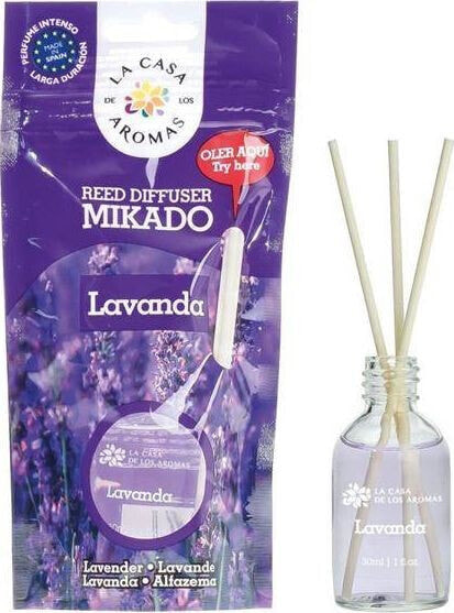 La Casa de los Aromas LA CASA DE LOS AROMAS_Olejek aromatyczny z patyczkami Lawenda 30ml