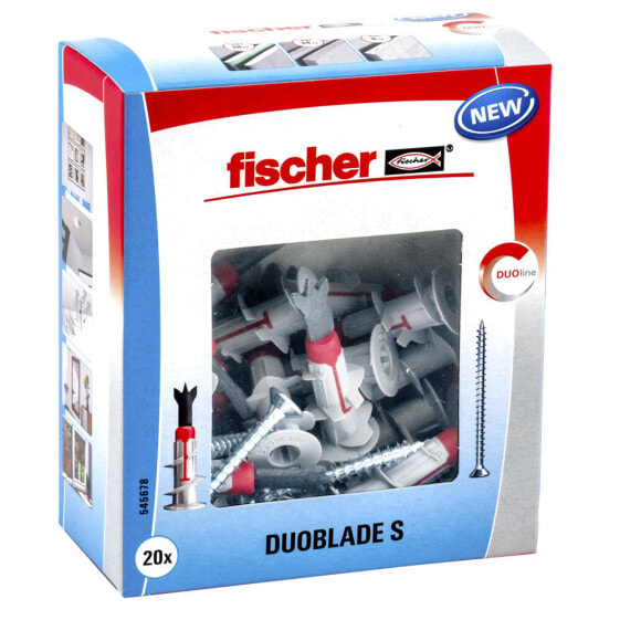 fischer DUOBLADE S - Expansion anchor - Concrete - Grey - 4.4 cm - 5 cm - 20 pc(s)