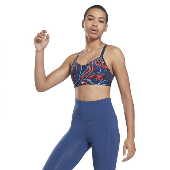 REEBOK Lux Strappy Aop Sports bra medium impact