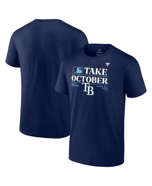 Men's Navy Tampa Bay Rays 2023 Postseason Locker Room T-shirt